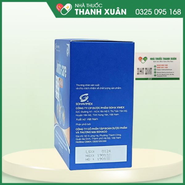 Joints-Care SOHA hỗ trợ tăng tiết dịch tiết khớp giúp khớp vận động linh hoạt